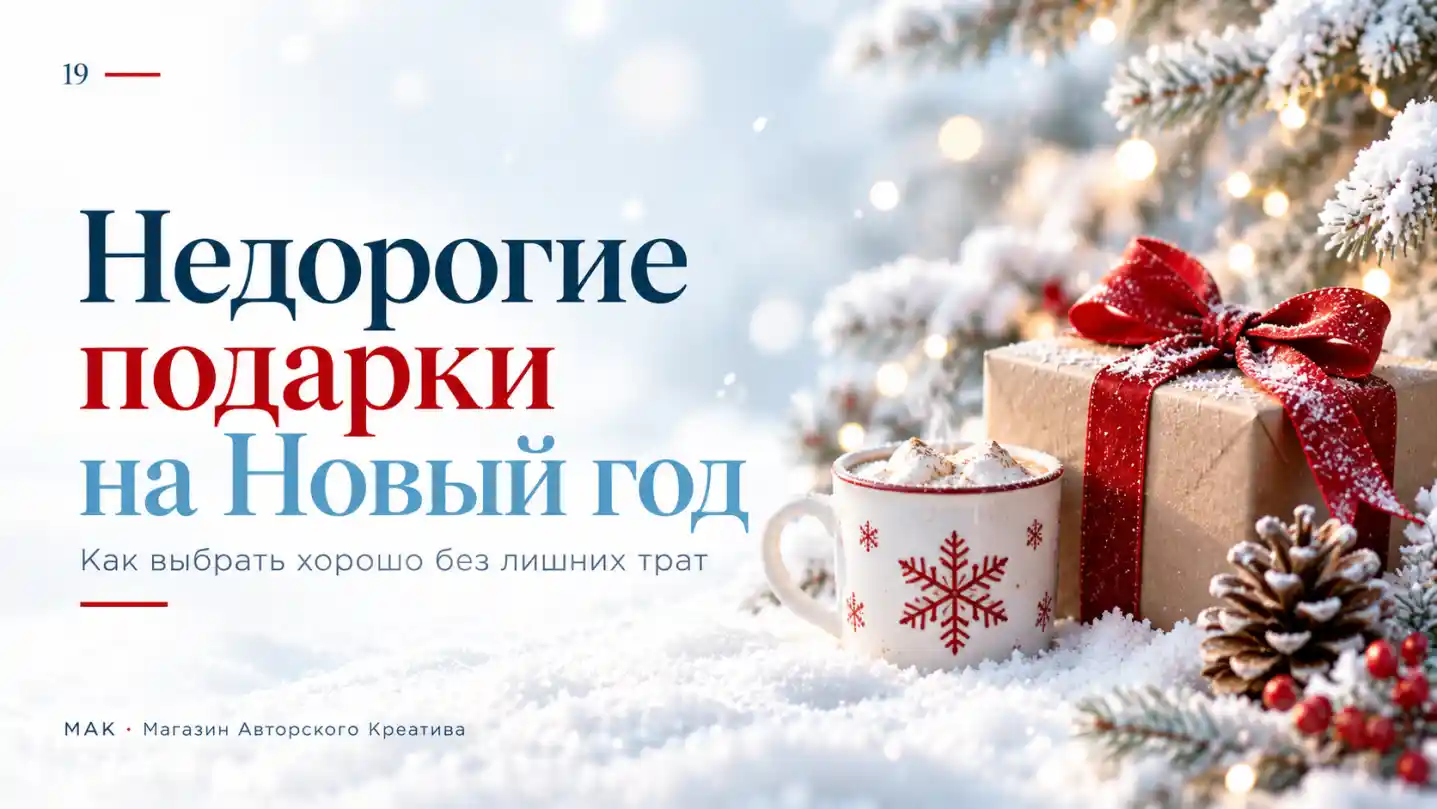 Недорогие подарки на Новый год: как выбрать хорошо без лишних трат