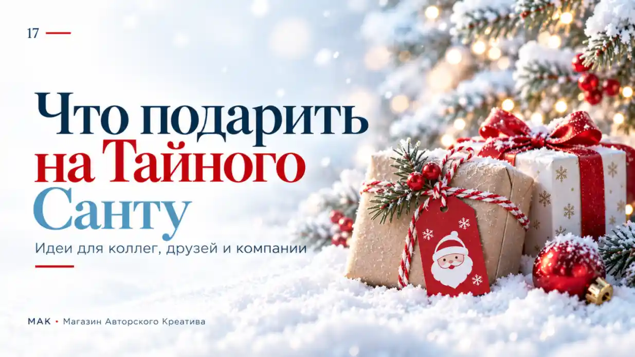 Что подарить на Тайного Санту: идеи для коллег, друзей и компании