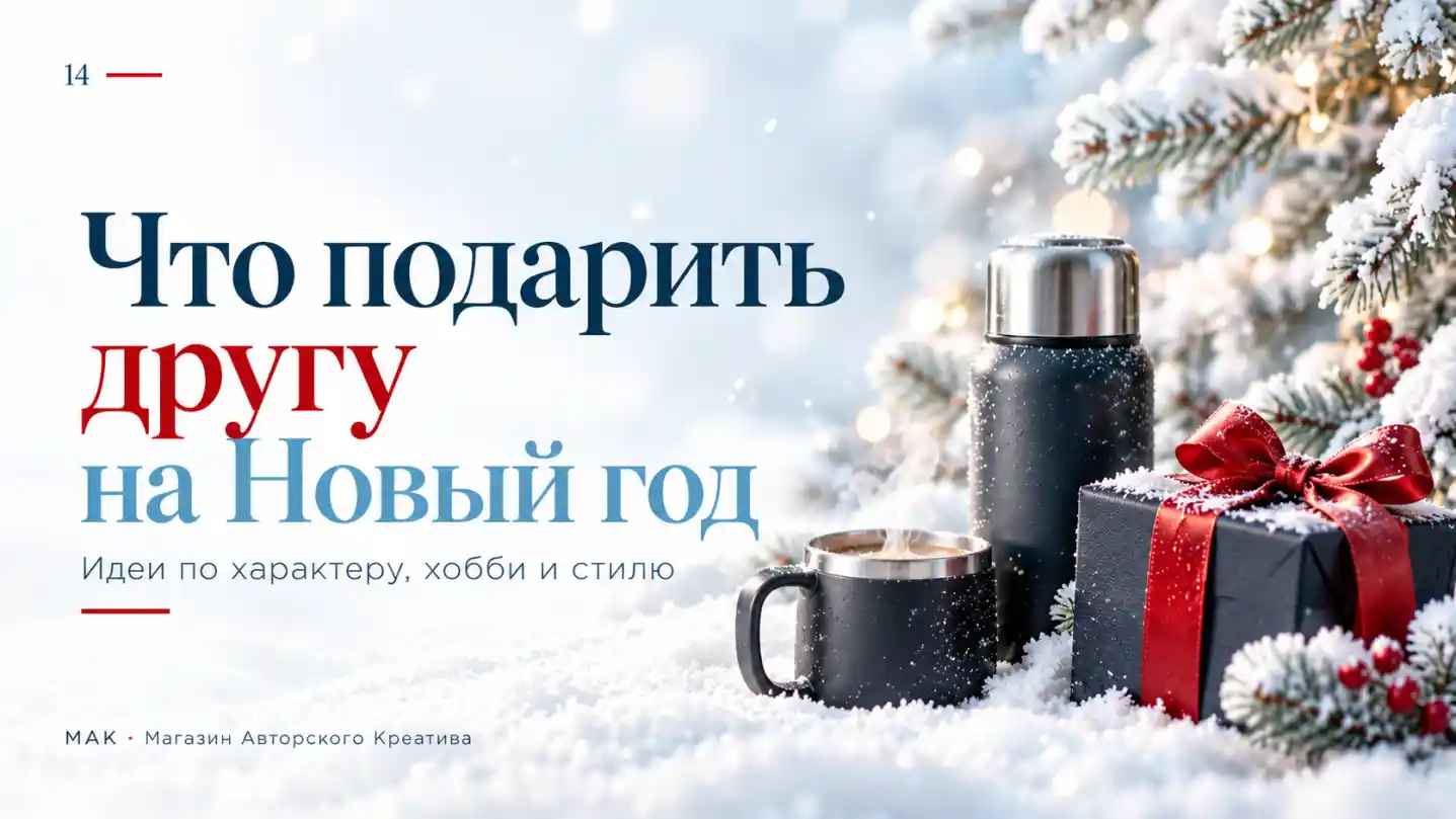 Что подарить другу на Новый год: идеи по характеру, хобби и стилю