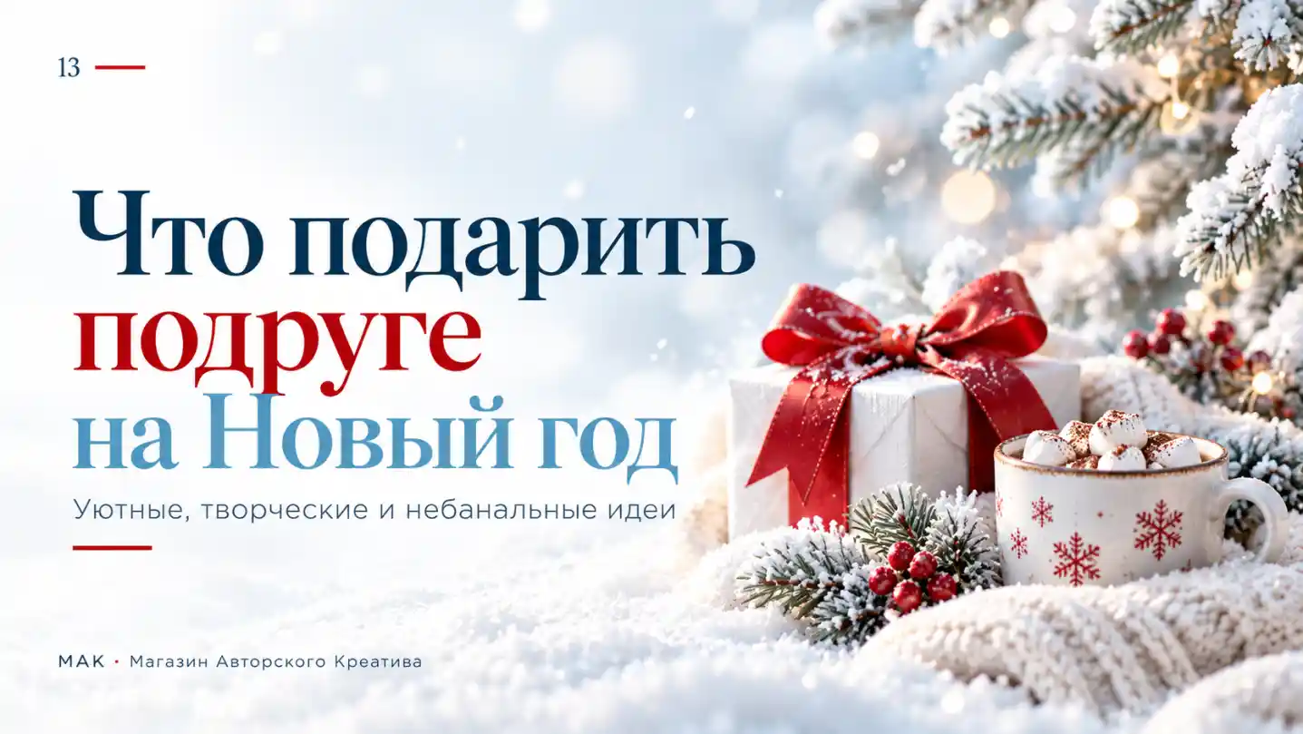 Что подарить подруге на Новый год: уютные, творческие и небанальные идеи