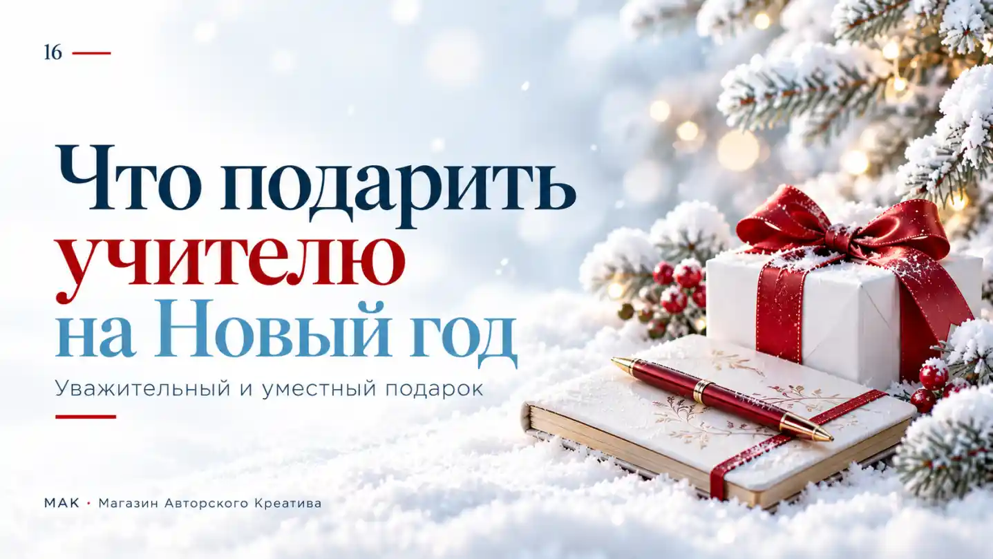 Что подарить учителю на Новый год: уважительный и уместный подарок