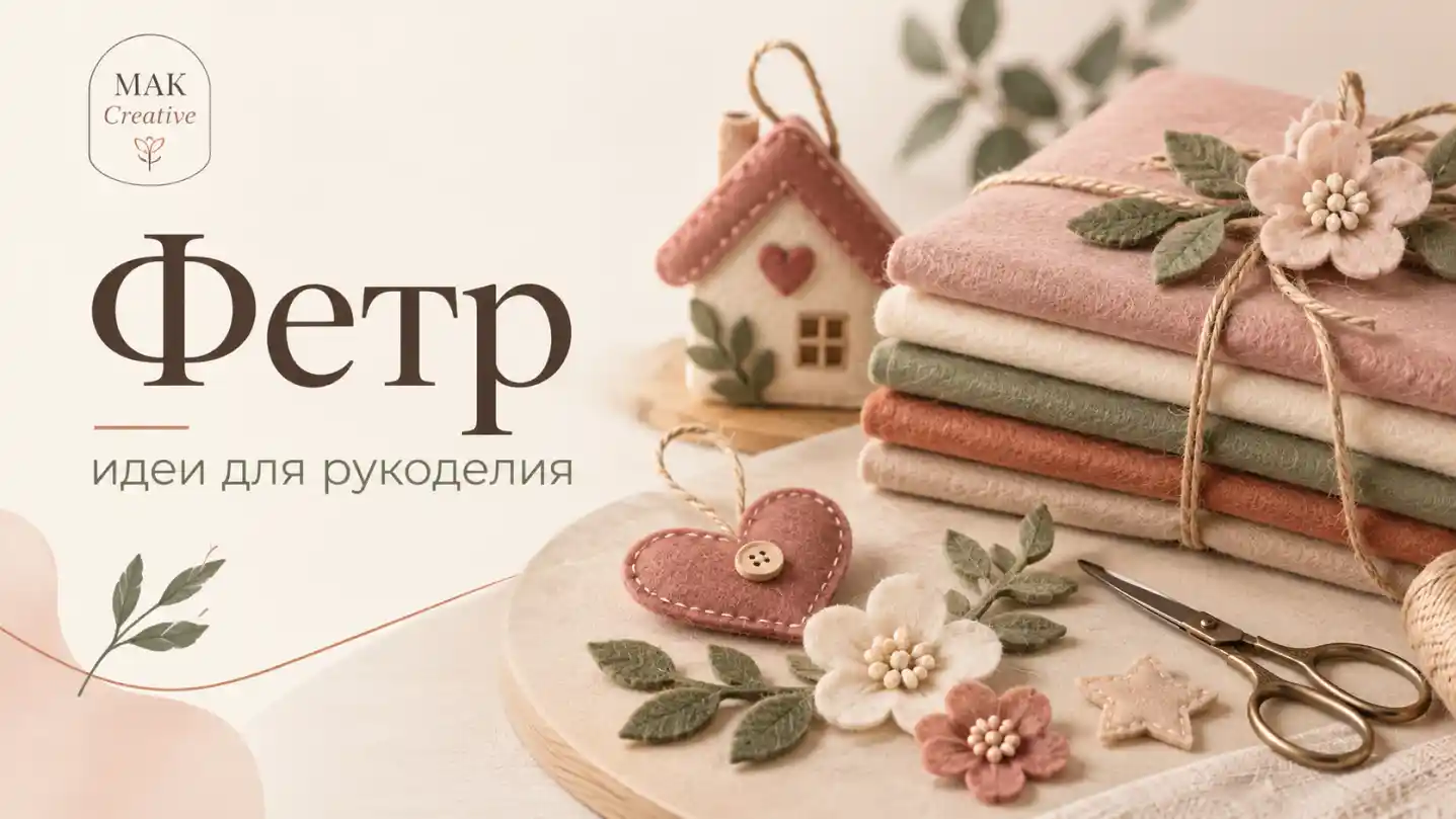 Фетр: идеи для рукоделия