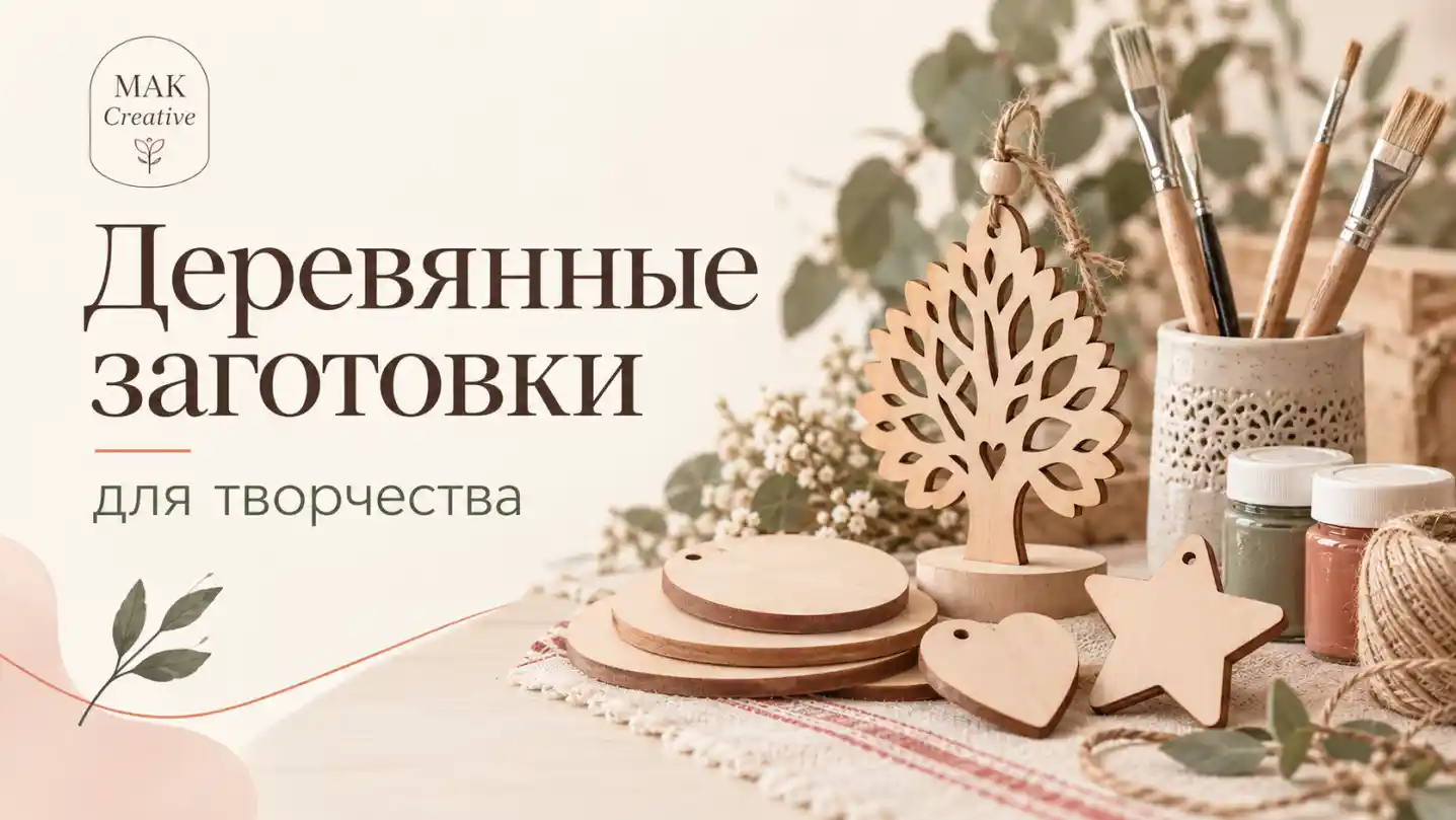 Деревянные заготовки для творчества